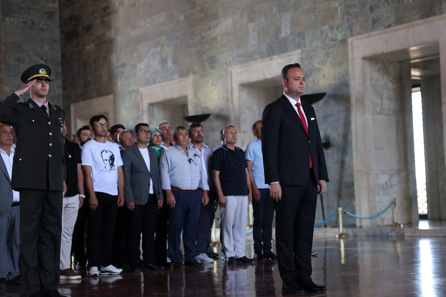 Çivril heyeti Anıtkabir’de Ata’nın huzurunda