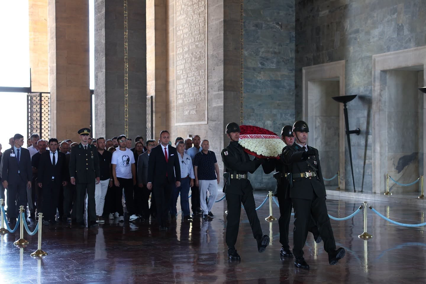 Çivril heyeti Anıtkabir’de Ata’nın huzurunda