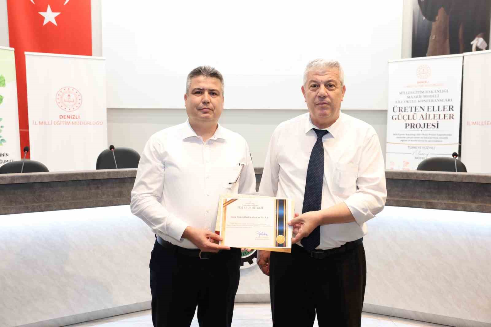 ‘Üreten Eller Güçlü Aileler’ projesi Denizli OSB ev sahipliğinde gerçekleştirildi