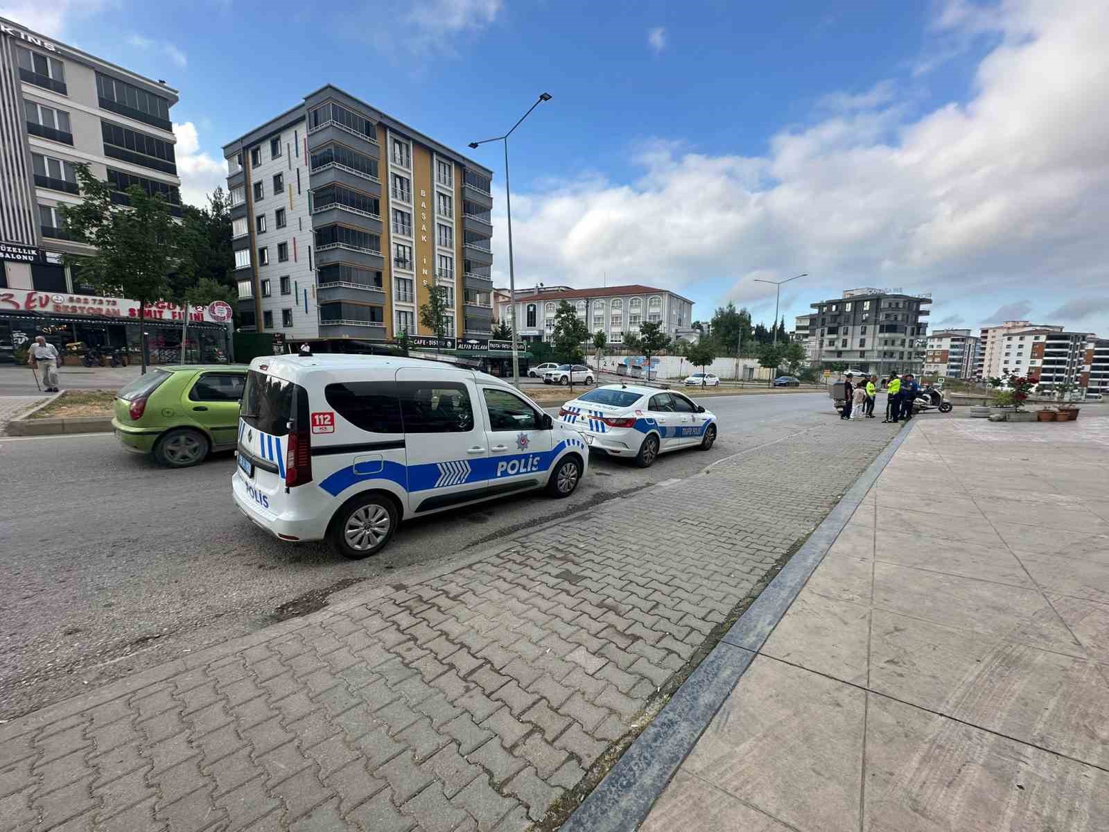 Samsun’da motosiklet kazası: 1 yaralı