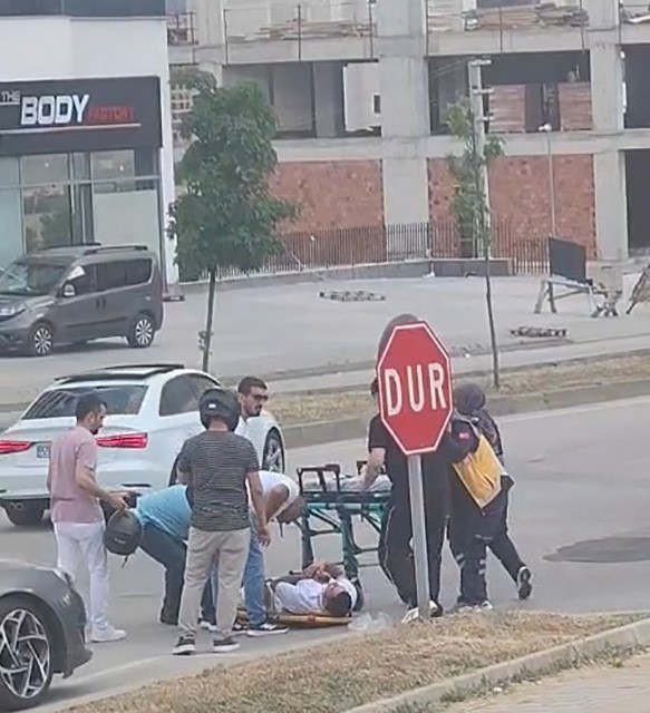Samsun’da motosiklet kazası: 1 yaralı