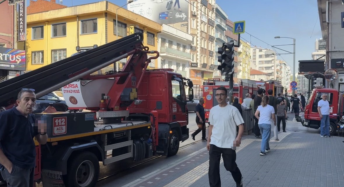 Bursa’da baca yangını paniği