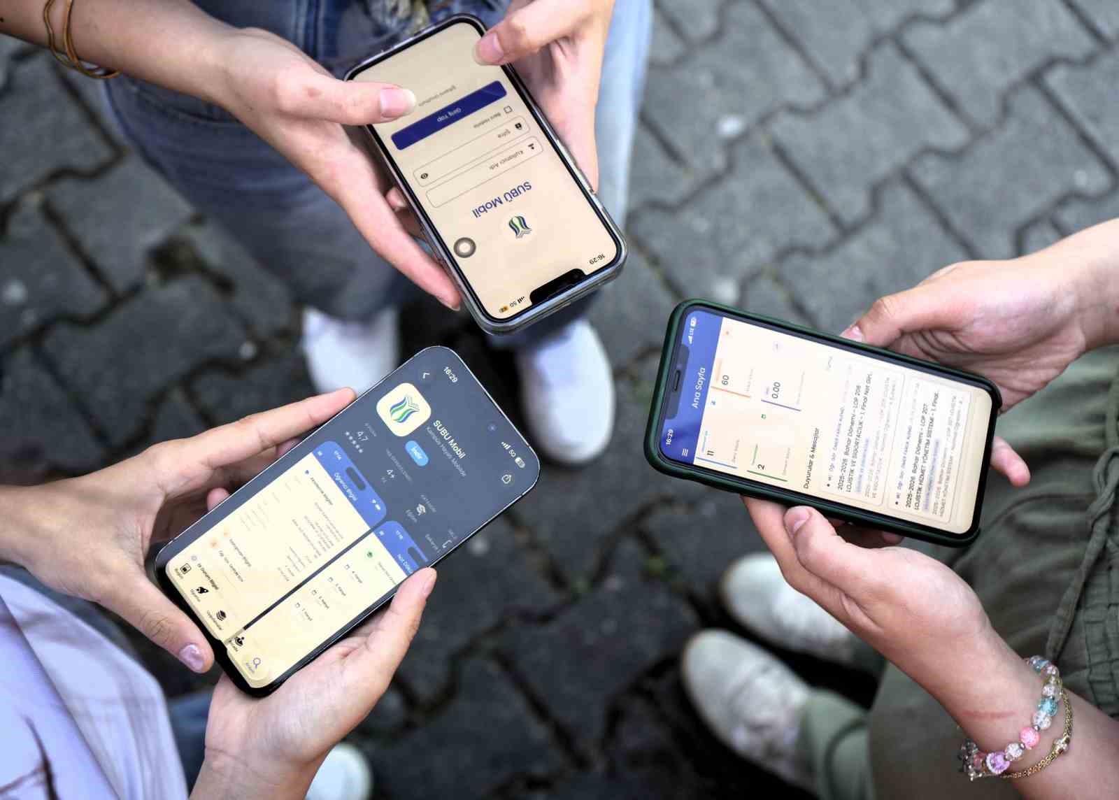 SUBÜ mobil yayında