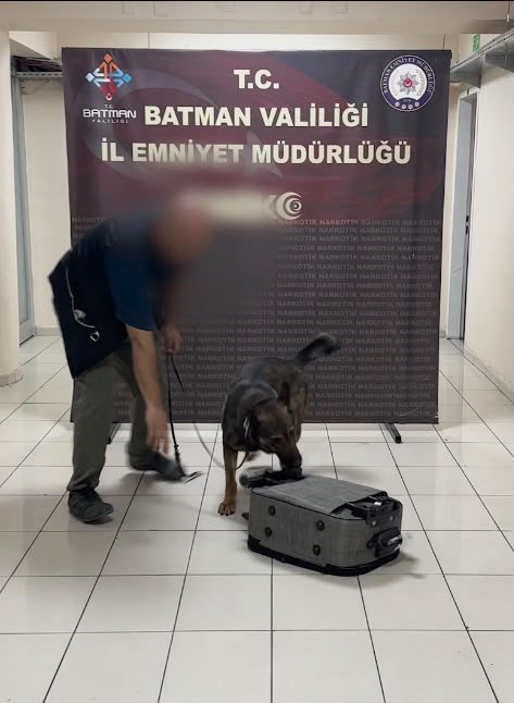 Batman’da akılalmaz sevkiyat yöntemi dedektör köpek Mailo’ya takıldı