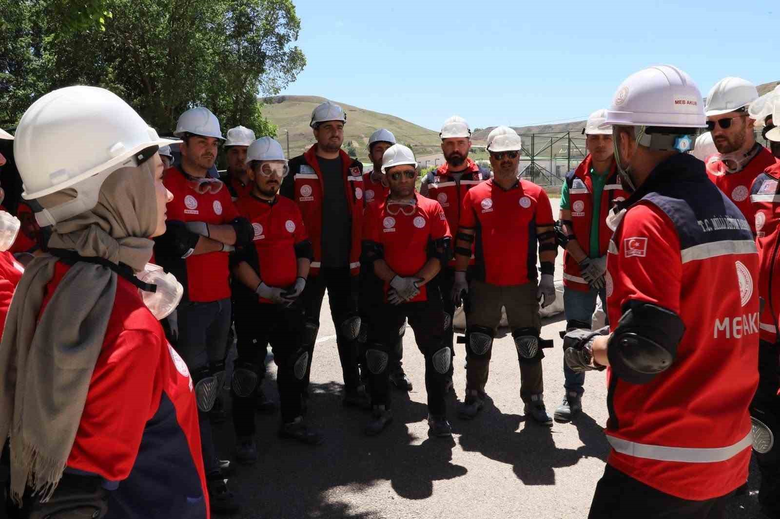 MEB AKUB hafif düzey acil barınma akreditasyon sınavı başarıyla tamamlandı