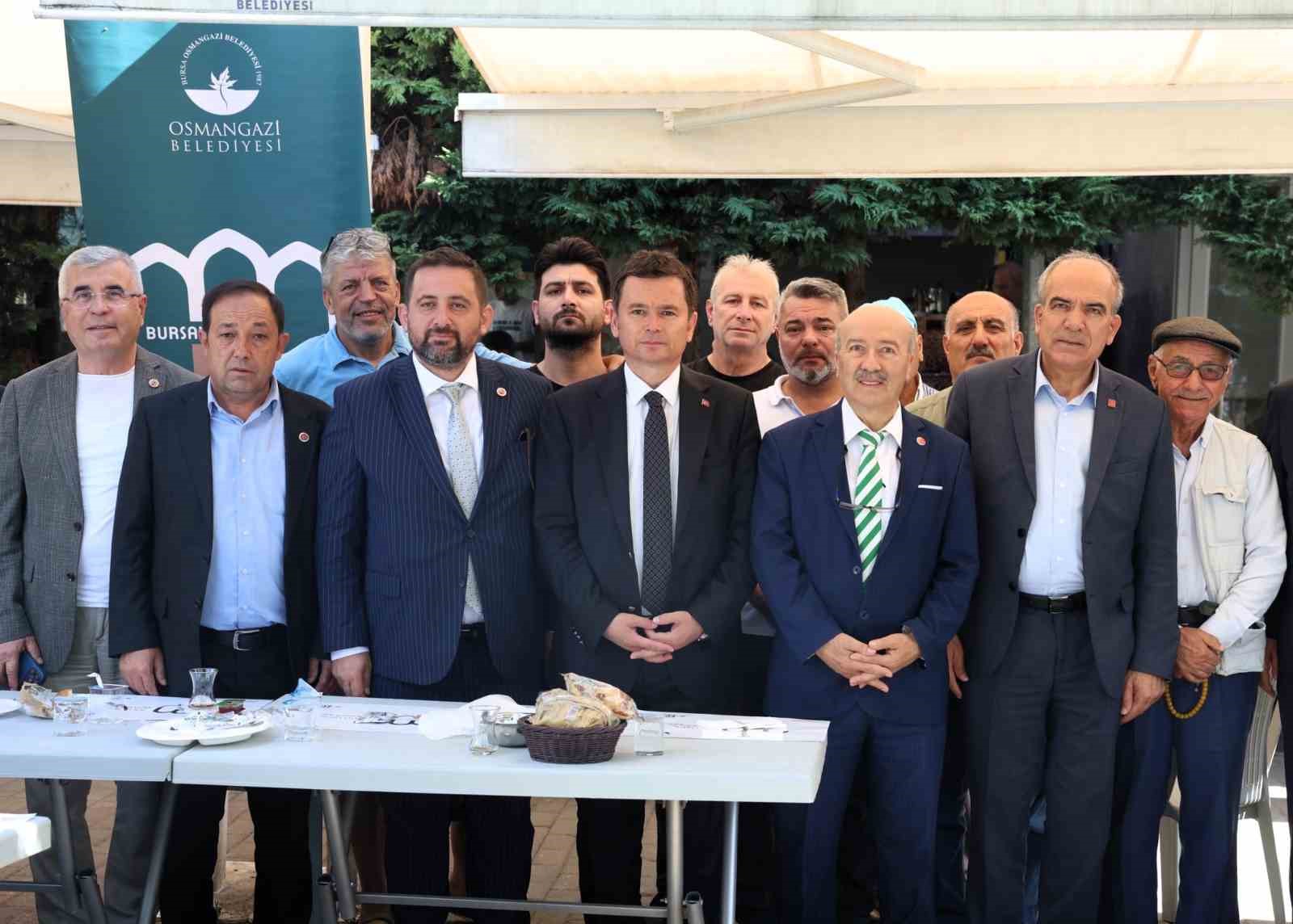 Başkan Aydın mahalle buluşmalarını Alemdar’da sürdürdü