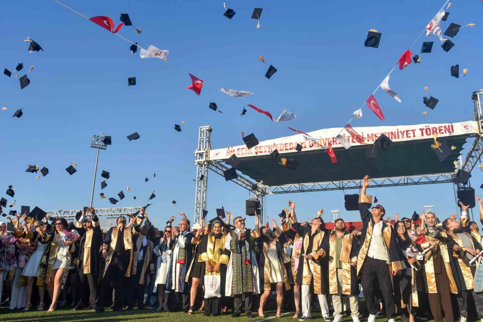 BŞEÜ’de mezuniyet coşkusu