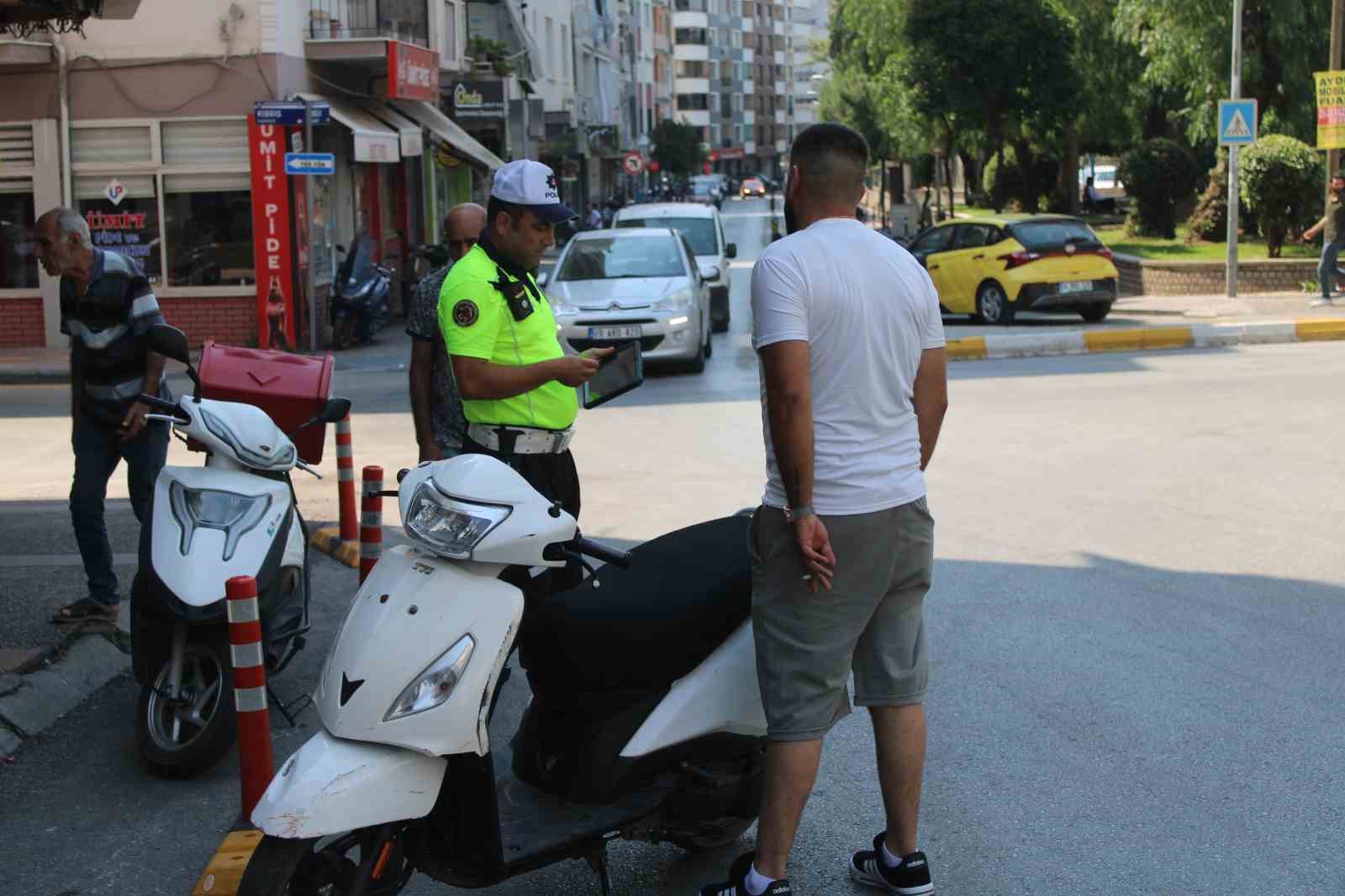 Aydın’da motosiklet sürücüleri denetlendi