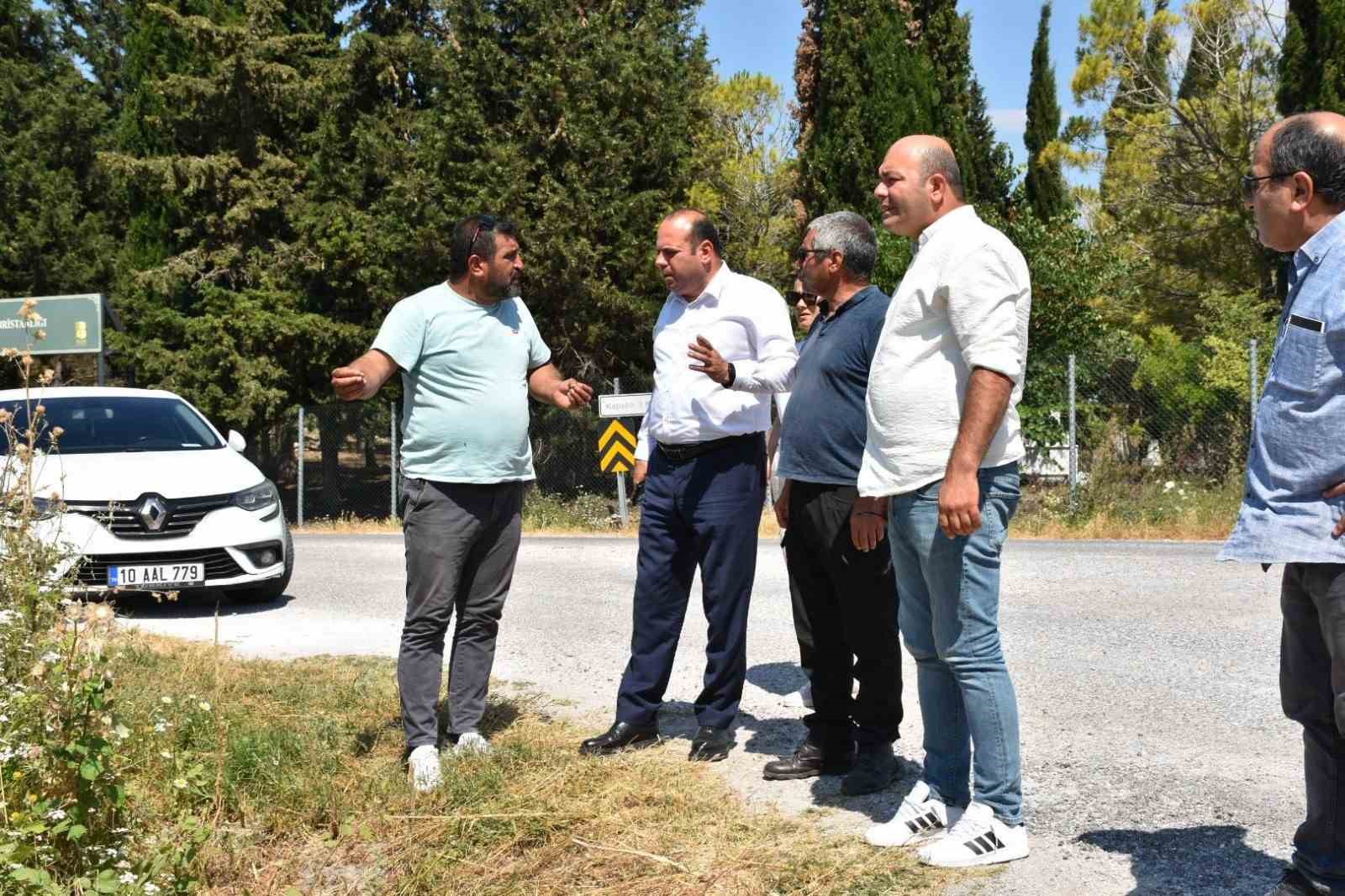 Balıkesir Büyükşehir’den kırsal mahallelere yakın ilgi