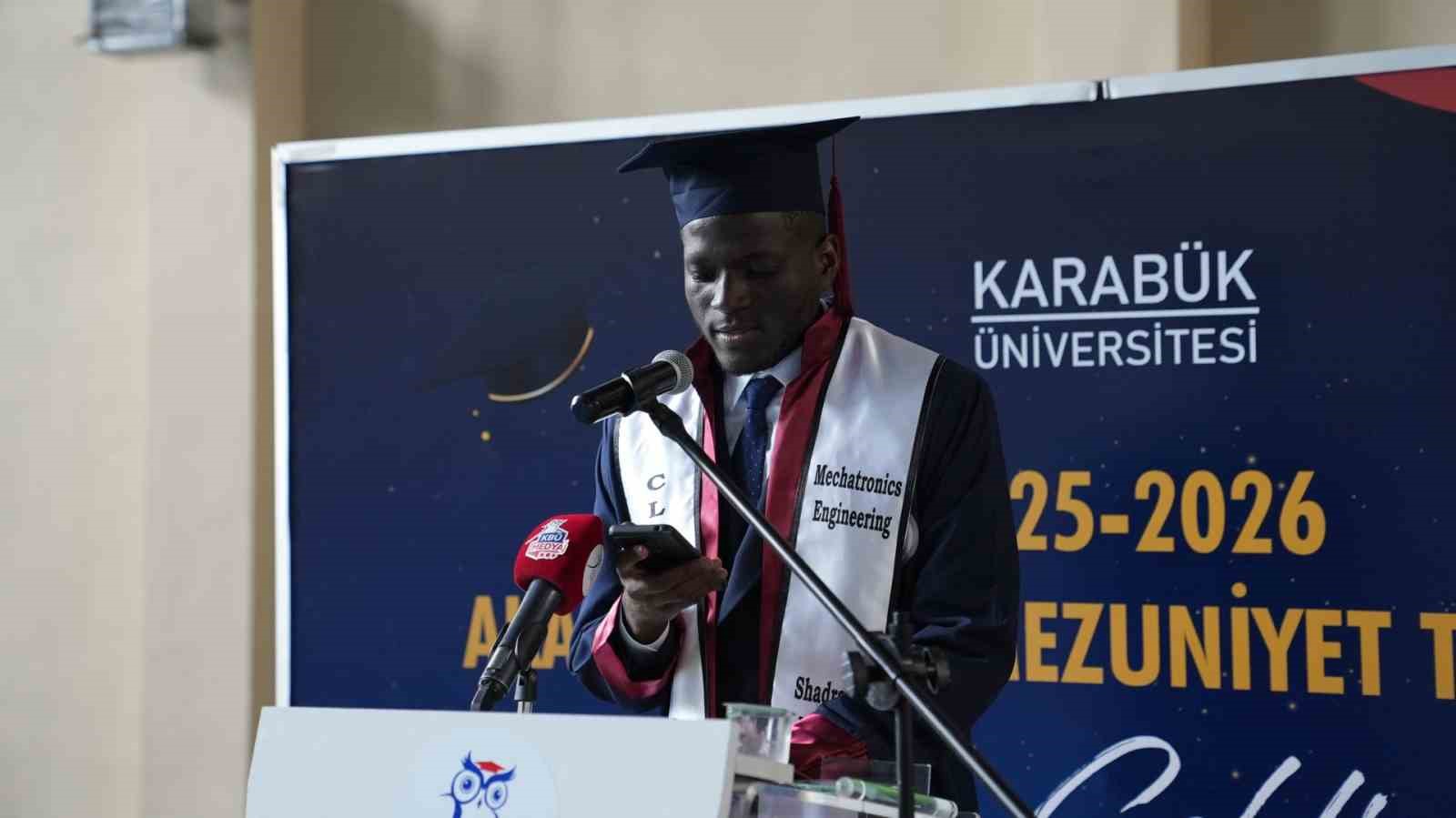 KBÜ Mühendislik ve Doğa Bilimleri Fakültesi mezunlarını uğurladı
