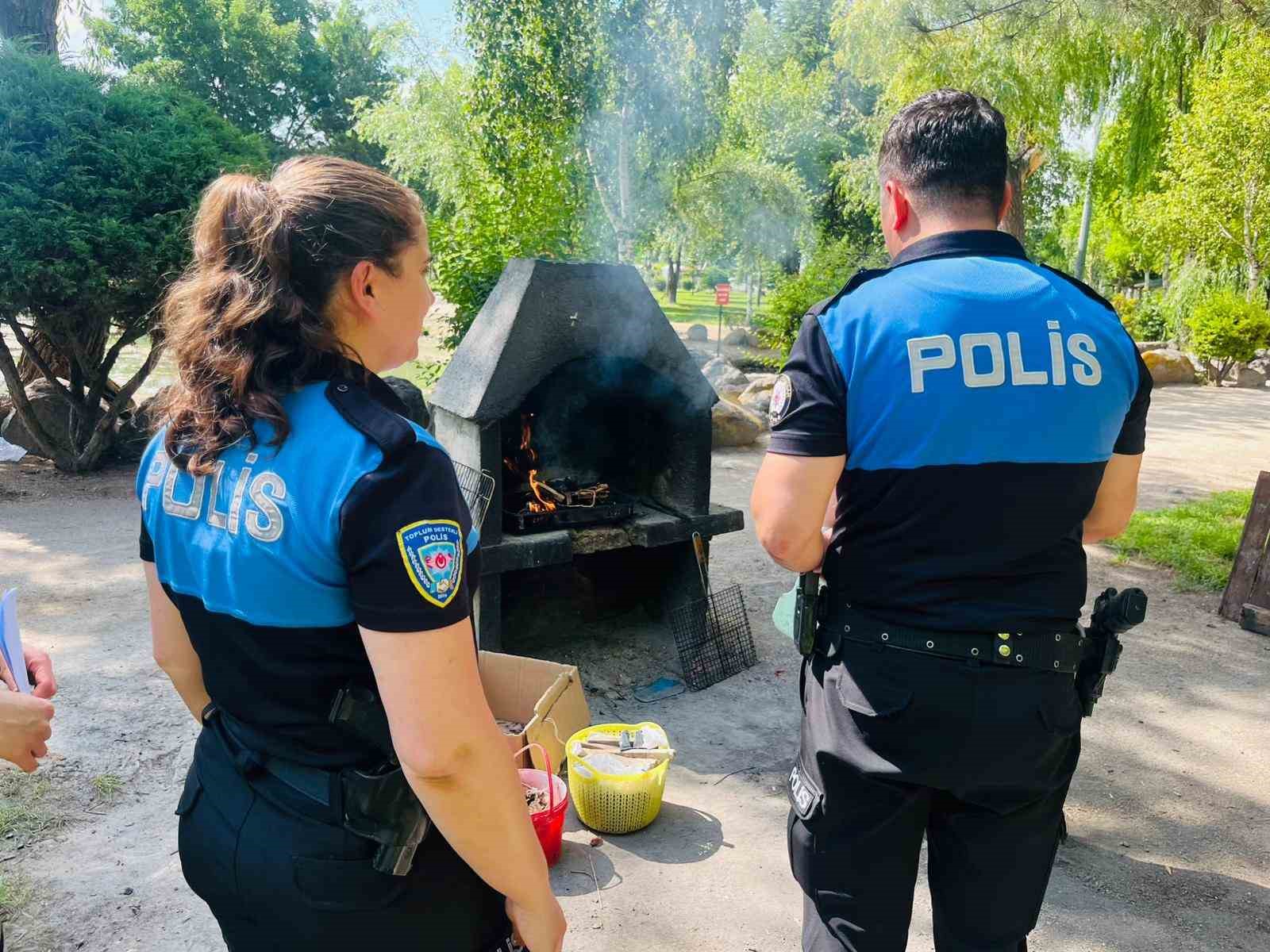 Polis vatandaşları yangınlar konusunda uyardı