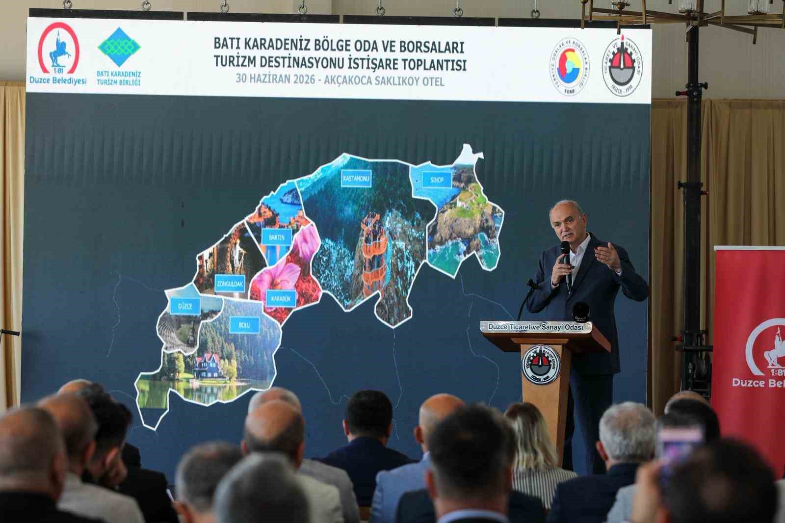 Düzce’de 7 ilin oda ve borsa başkanları ile turizm istişaresi