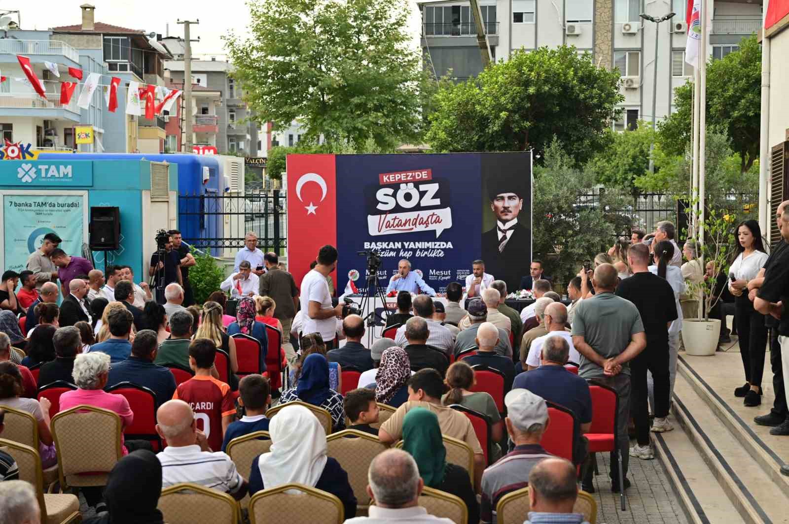 Kepez’de mahallelerin sesi Halk Buluşması’nda yükselecek