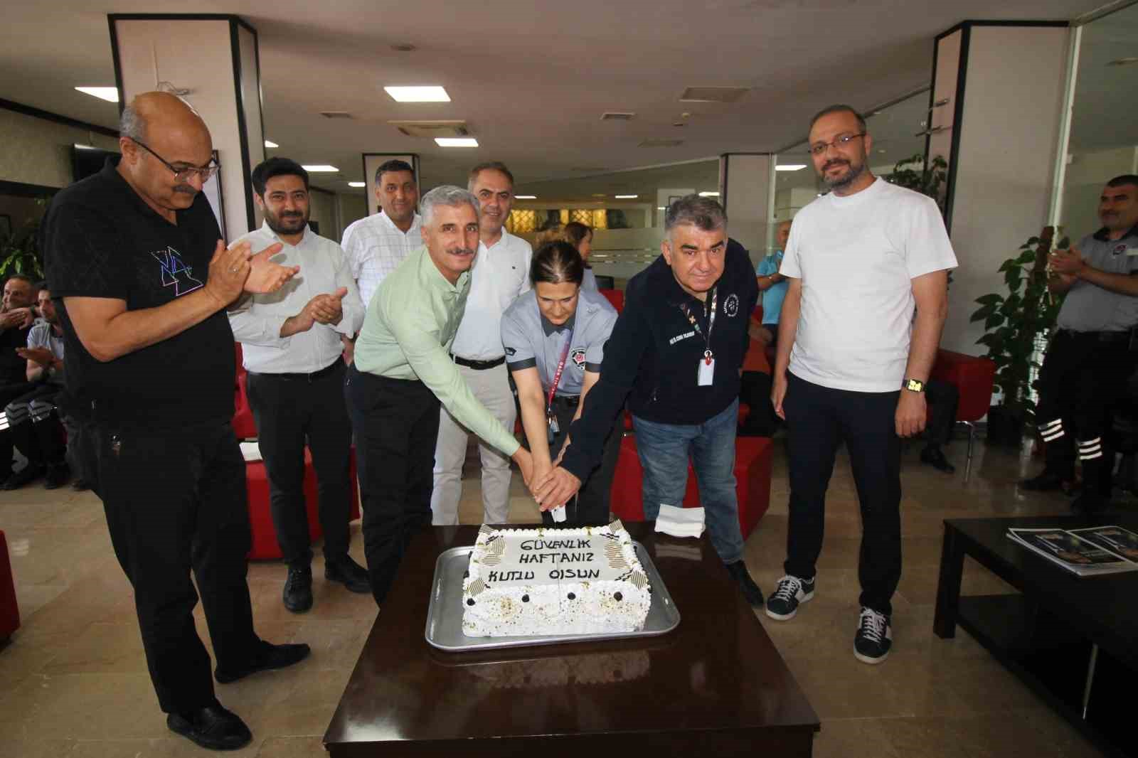 GAÜN Hastanesi’nde Güvenlik Haftası kutlandı