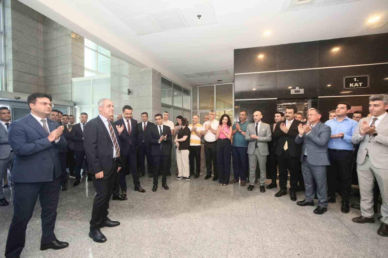 Mersin Cumhuriyet Başsavcısı Ahmet Çelikkol Adana’ya uğurlandı