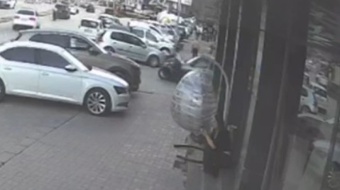 Kırşehir’de otomobile çarpan bisikletli çocuk yaralandı