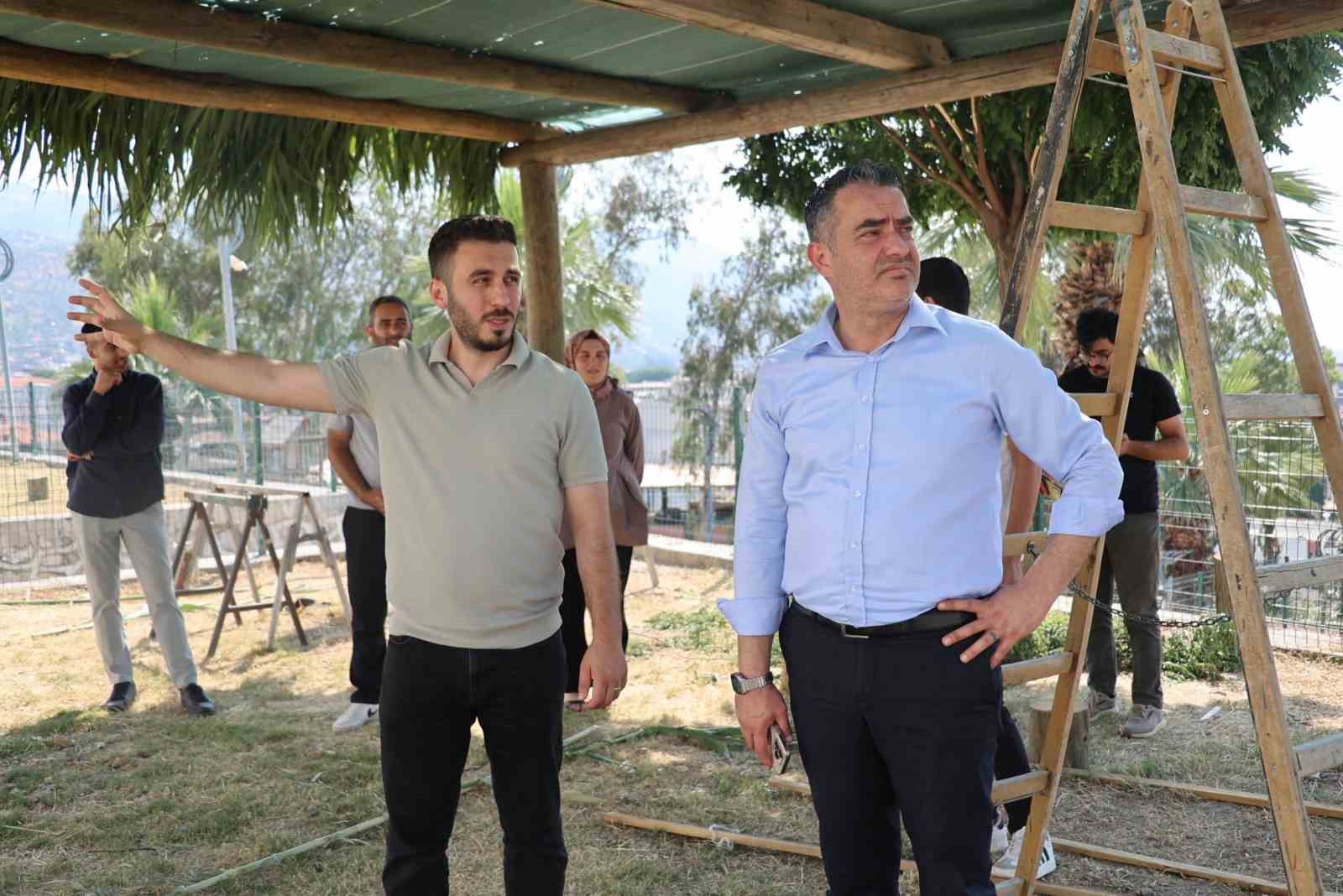 Koçarlı’da Millet Bahçesi’ne yeni cemiyet alanı