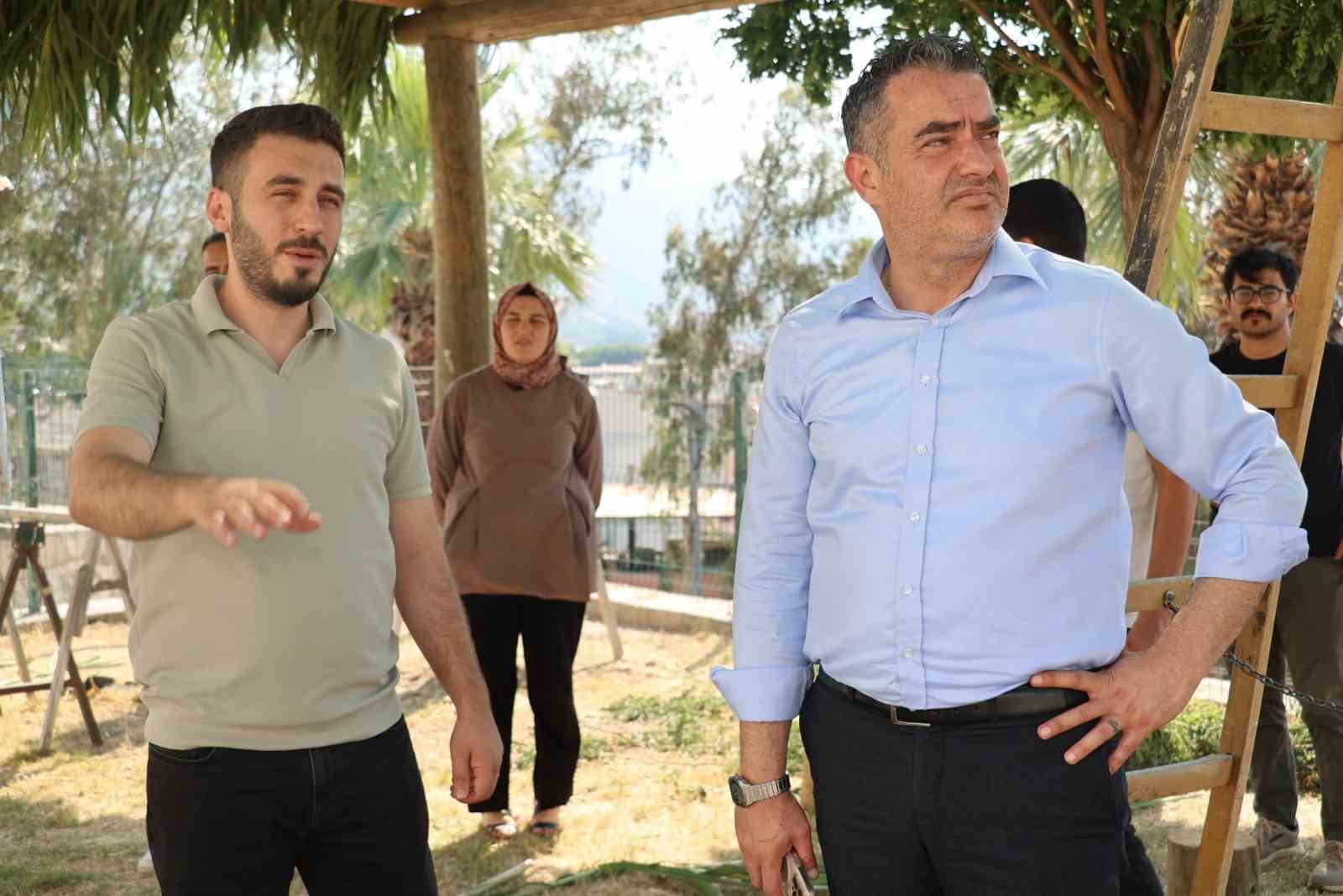 Koçarlı’da Millet Bahçesi’ne yeni cemiyet alanı