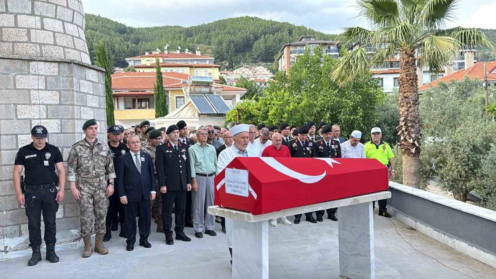 Muğla’da vefat eden gazi törenle son yolculuğuna uğurlandı