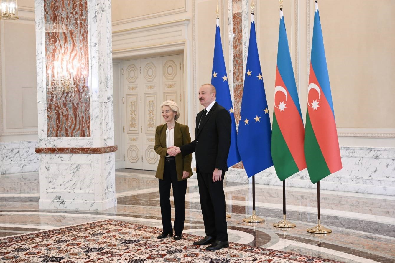 AB Komisyonu Başkanı Leyen: "Kafkasya’daki bağlantı projelerini desteklemek amacıyla 200 milyon euro hibe sağlayacağız"