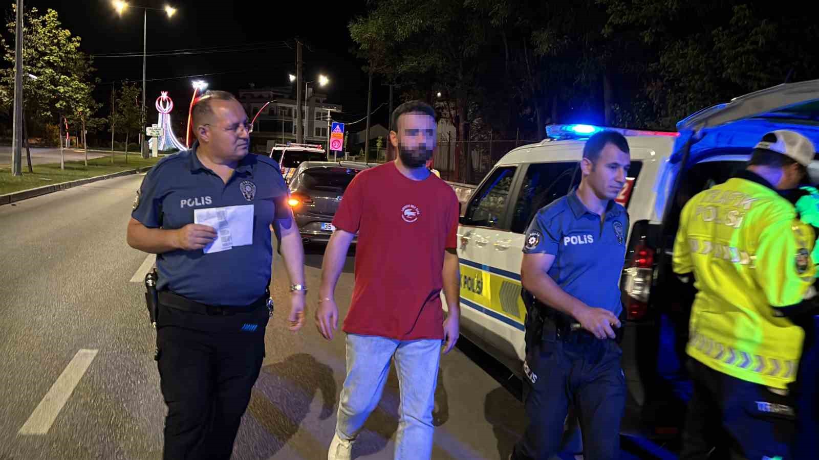 Alkollü sürücü ile polisin nefes kesen kovalamacası kamerada
