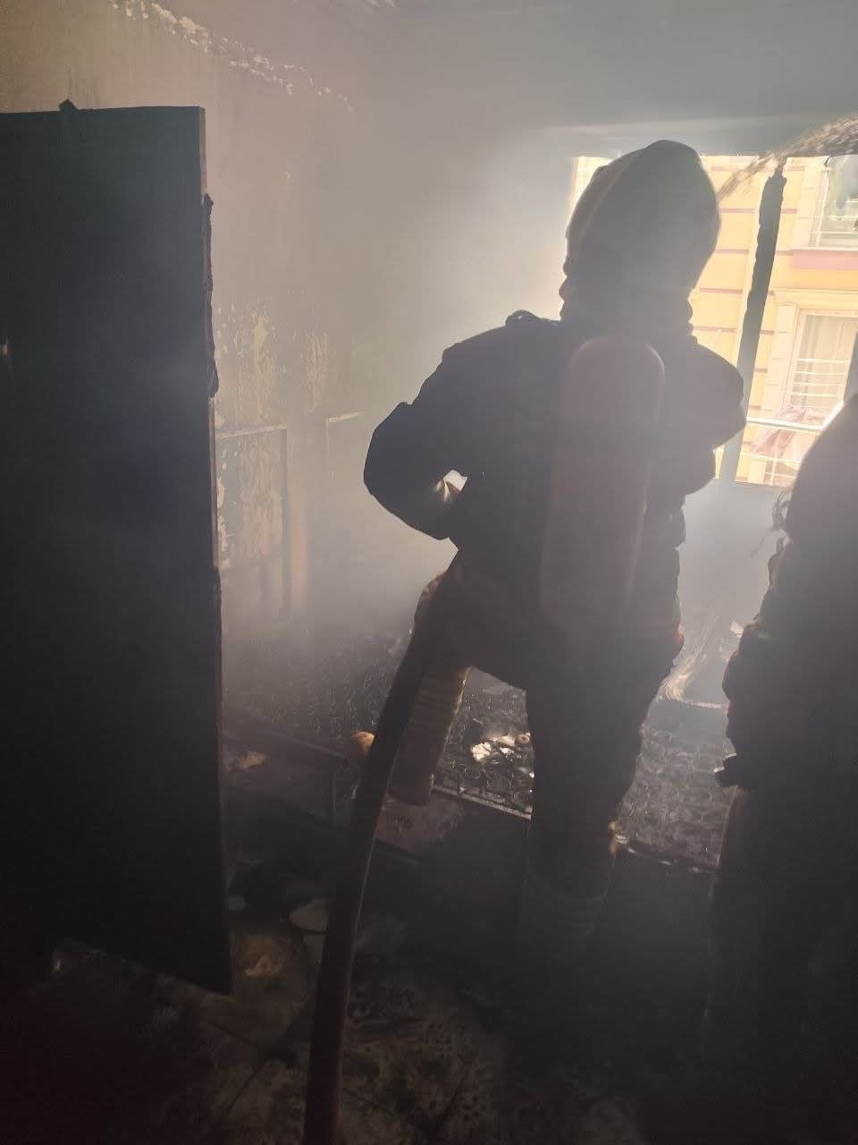 Antakya’da ev yangını