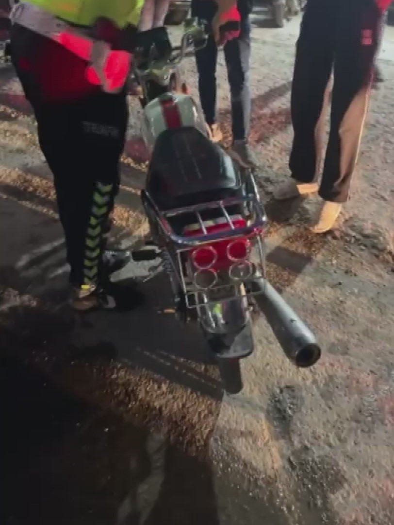 Abartı egzoz kullanan 9 motosikletliye 1 milyon 350 bin TL ceza