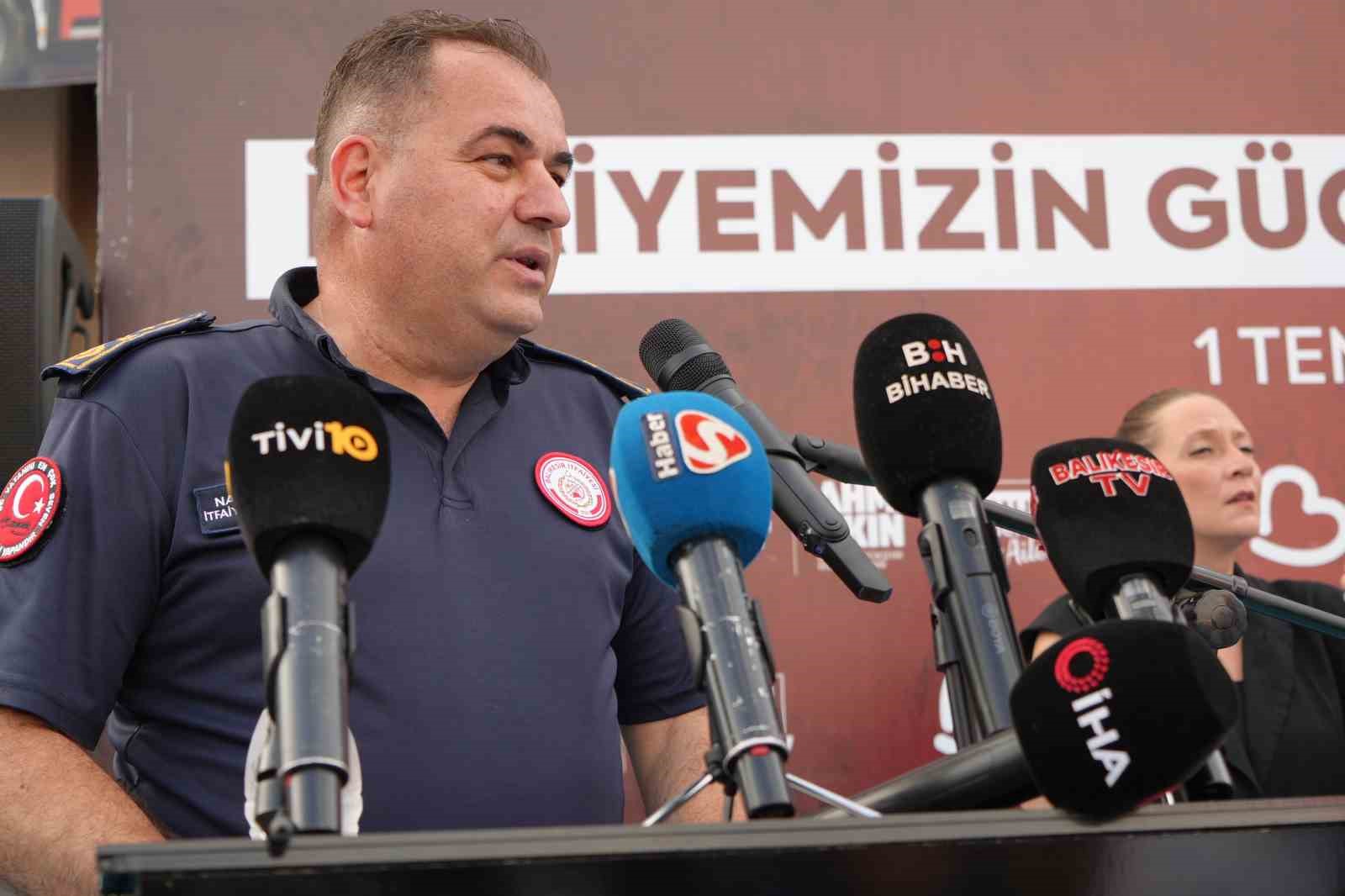 Bölgenin en büyük itfaiye filosu Balıkesir’de kuruluyor