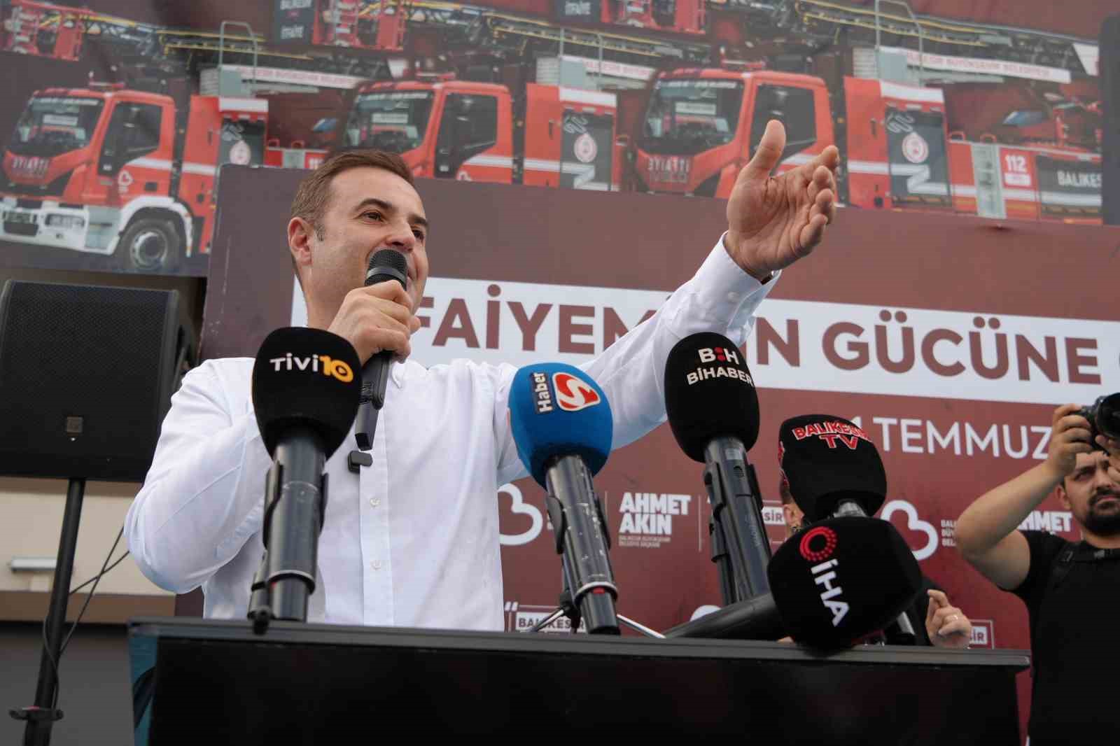 Bölgenin en büyük itfaiye filosu Balıkesir’de kuruluyor