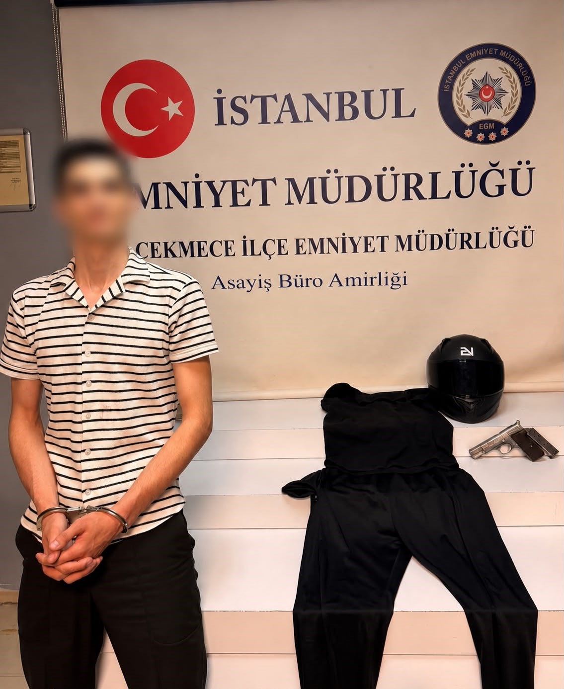 Küçükçekmece’de cinayet zanlısı 7 saatte yakalandı