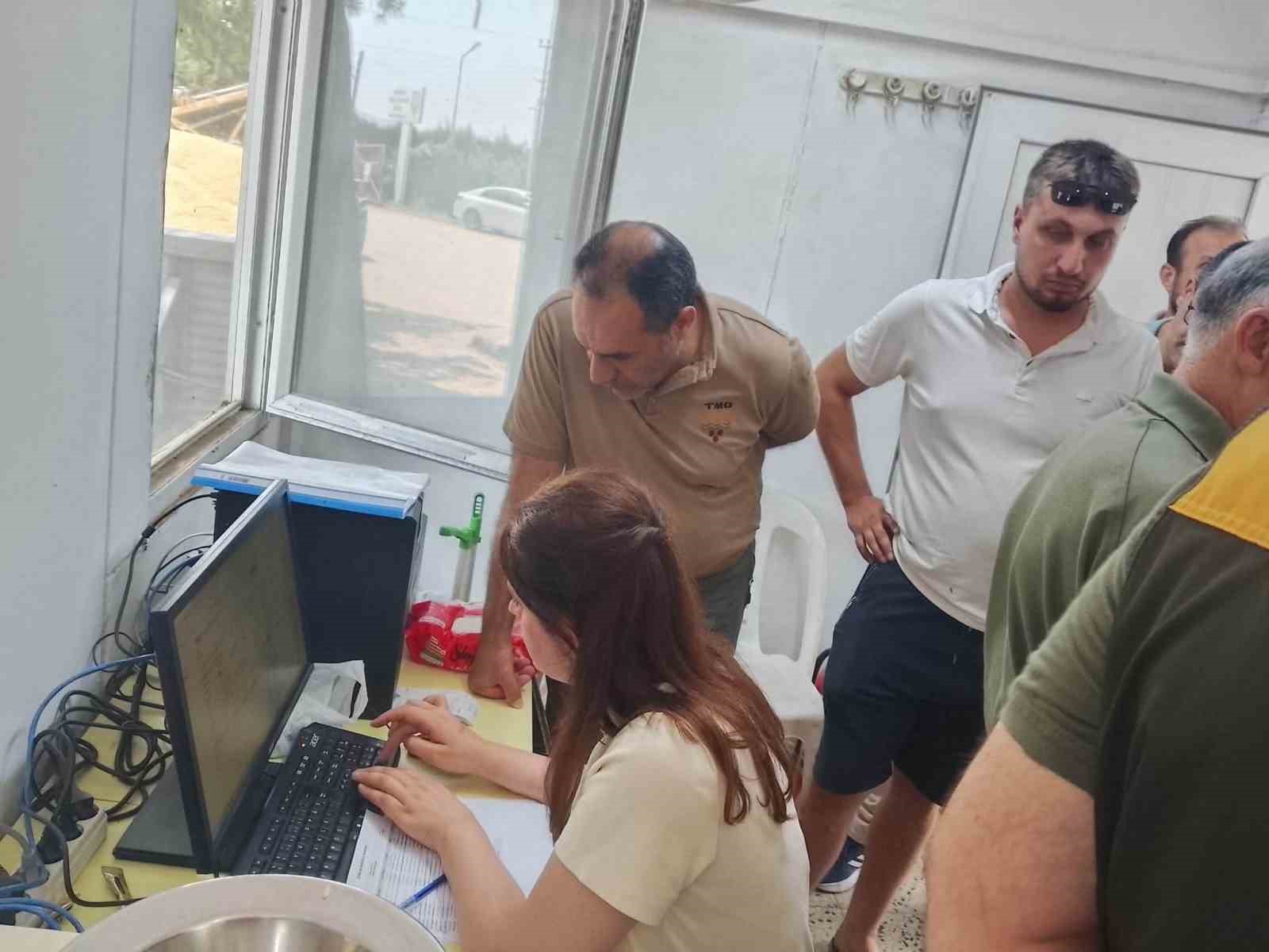 Geliboolu’da TMO alım noktalarında inceleme