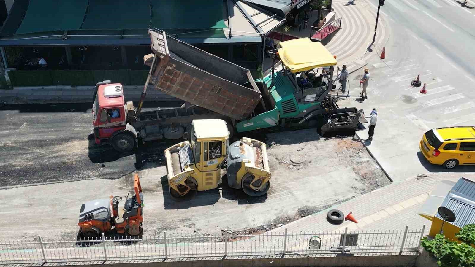 Kestel Belediyesi, ilçe genelinde 20 bin ton asfalt serimiyle