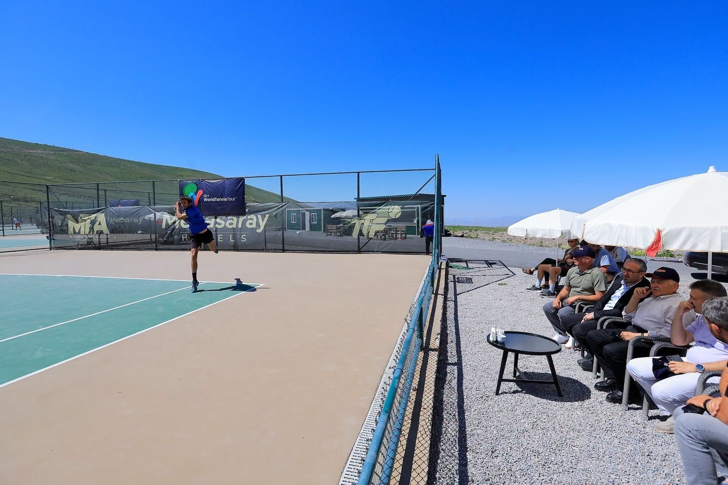 Erciyes’te 52 ülkeden bin tenisçi Dünya Tenis Turu’nda ter döktü