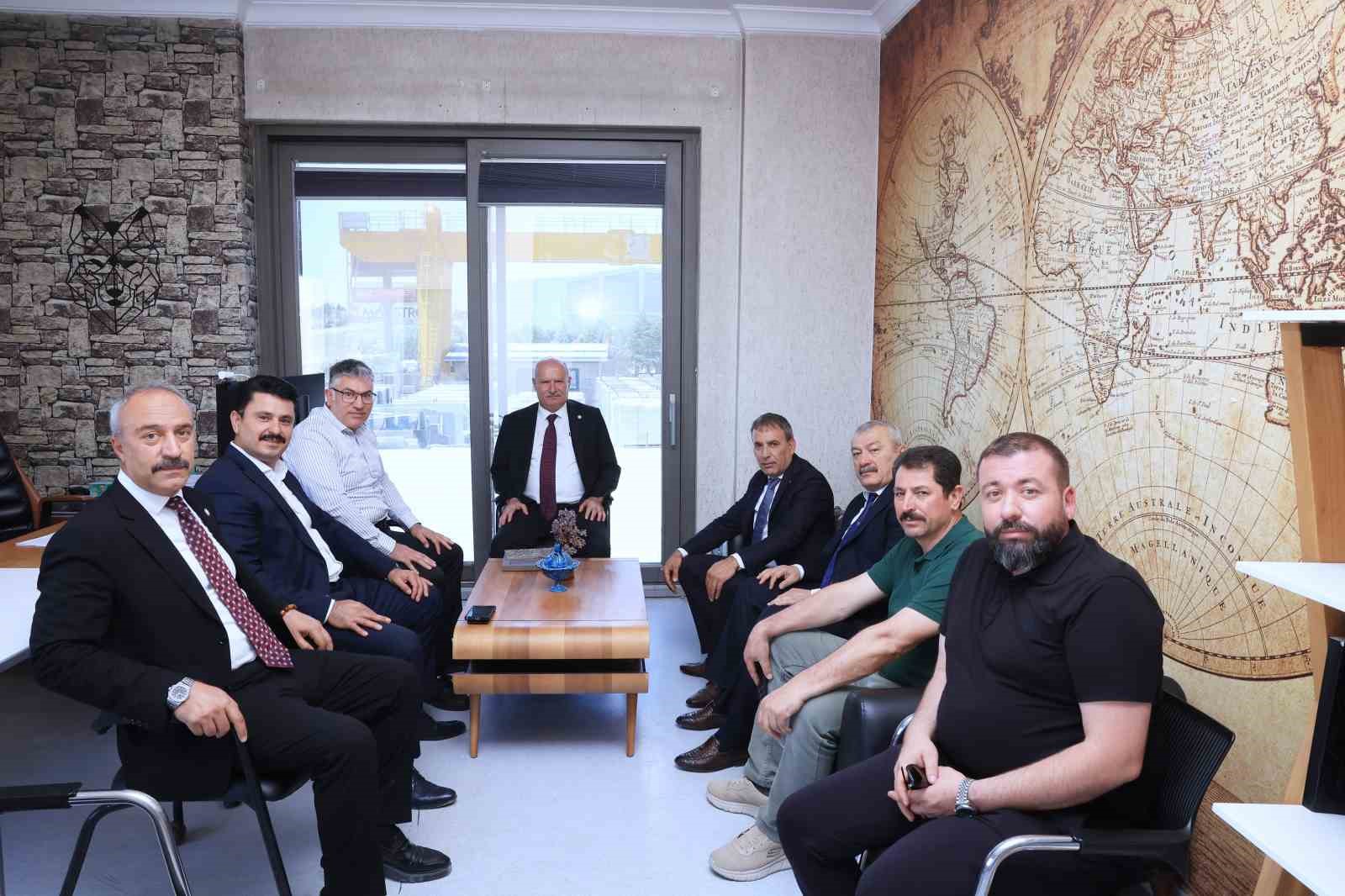 ATO Başkanı Baran, Yuvaköy Mermerciler Sitesi’nde sektör temsilcileriyle bir araya geldi