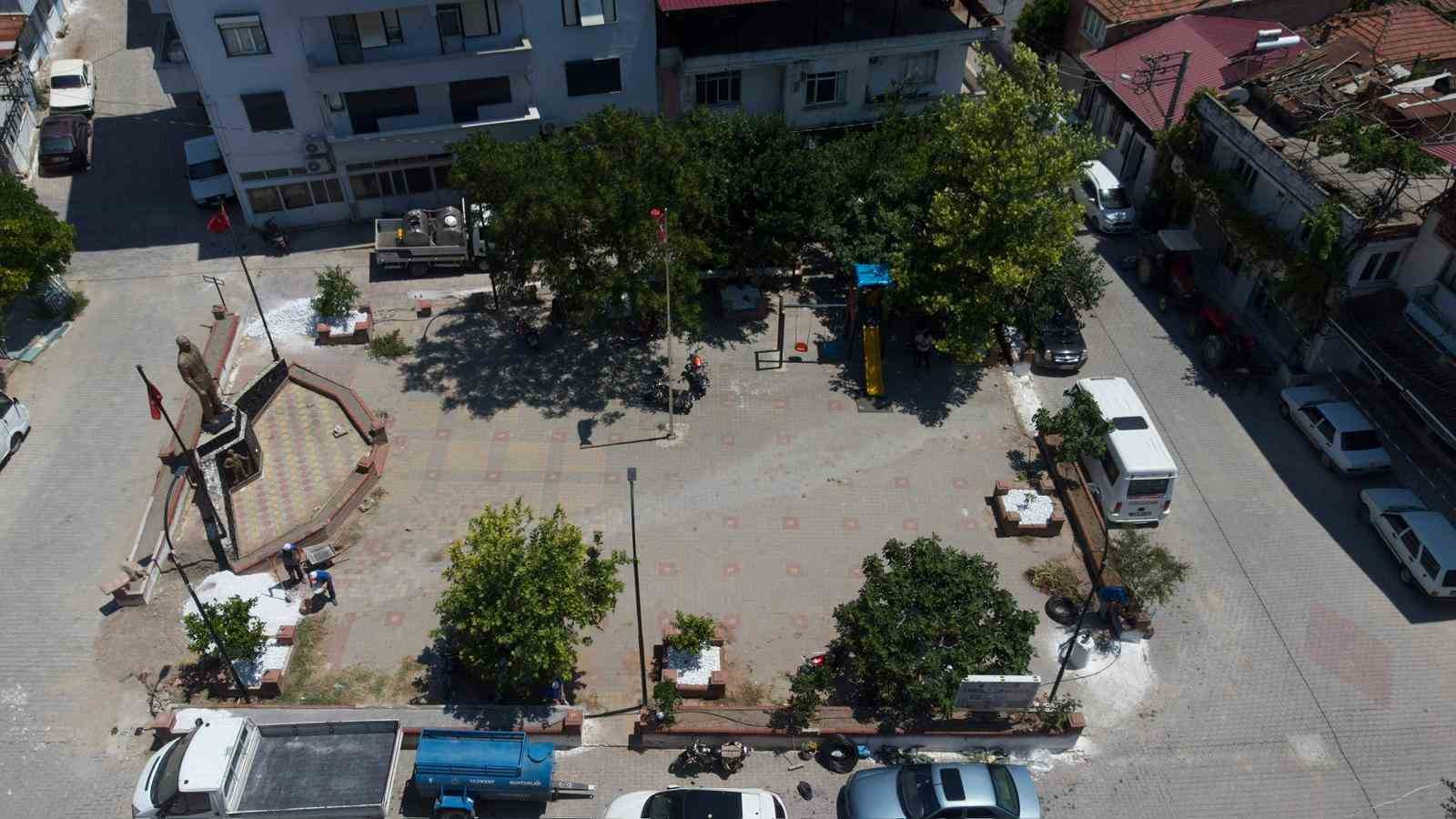 Bozdoğan Yazıkent’te peyzaj ve çevre düzenlemesi