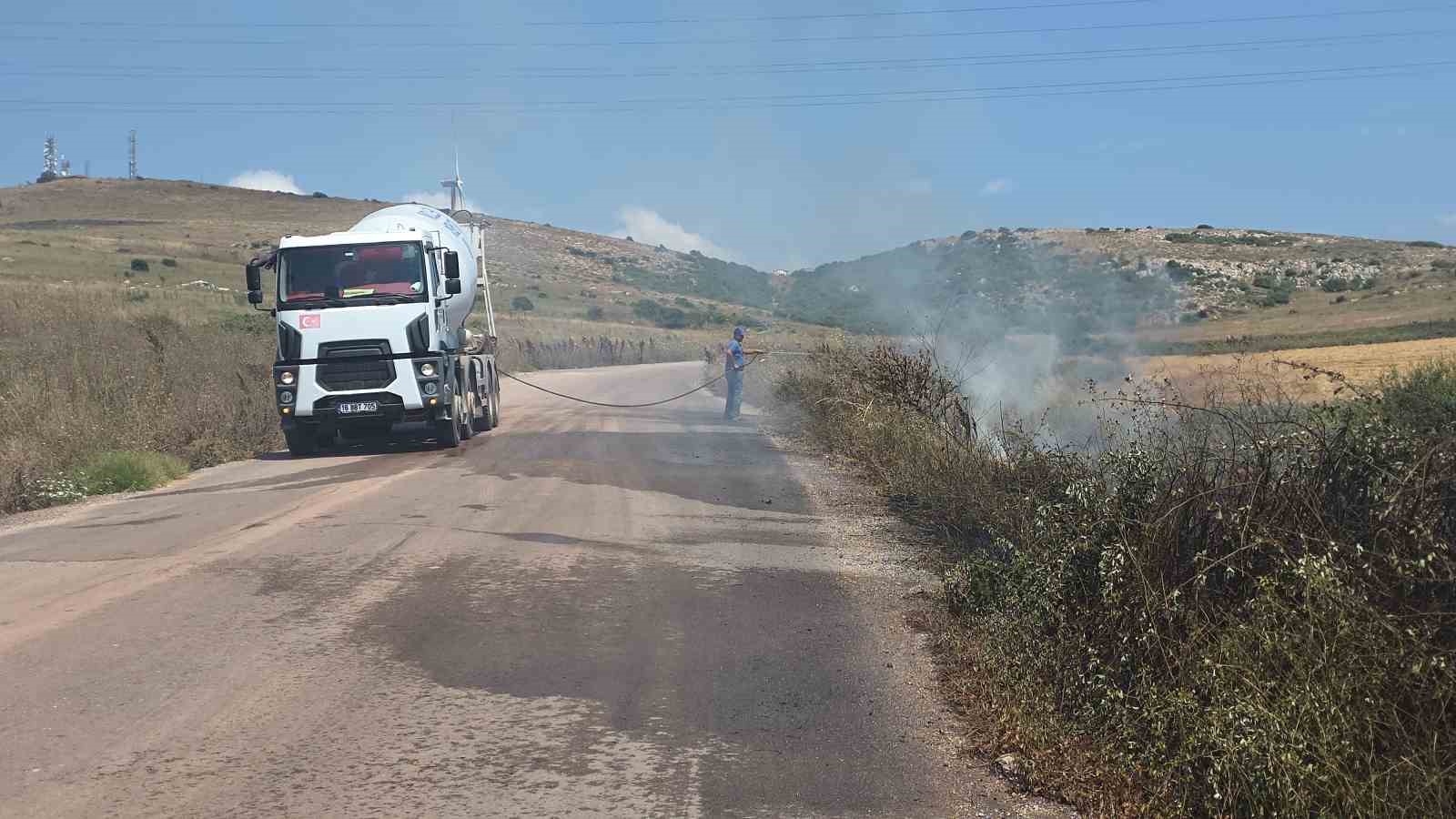 Bandırma’da korkutan yangın