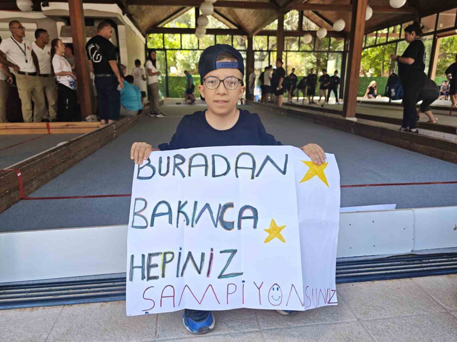 Özel sporcular Bocce Türkiye şampiyonası Muğla’da başladı