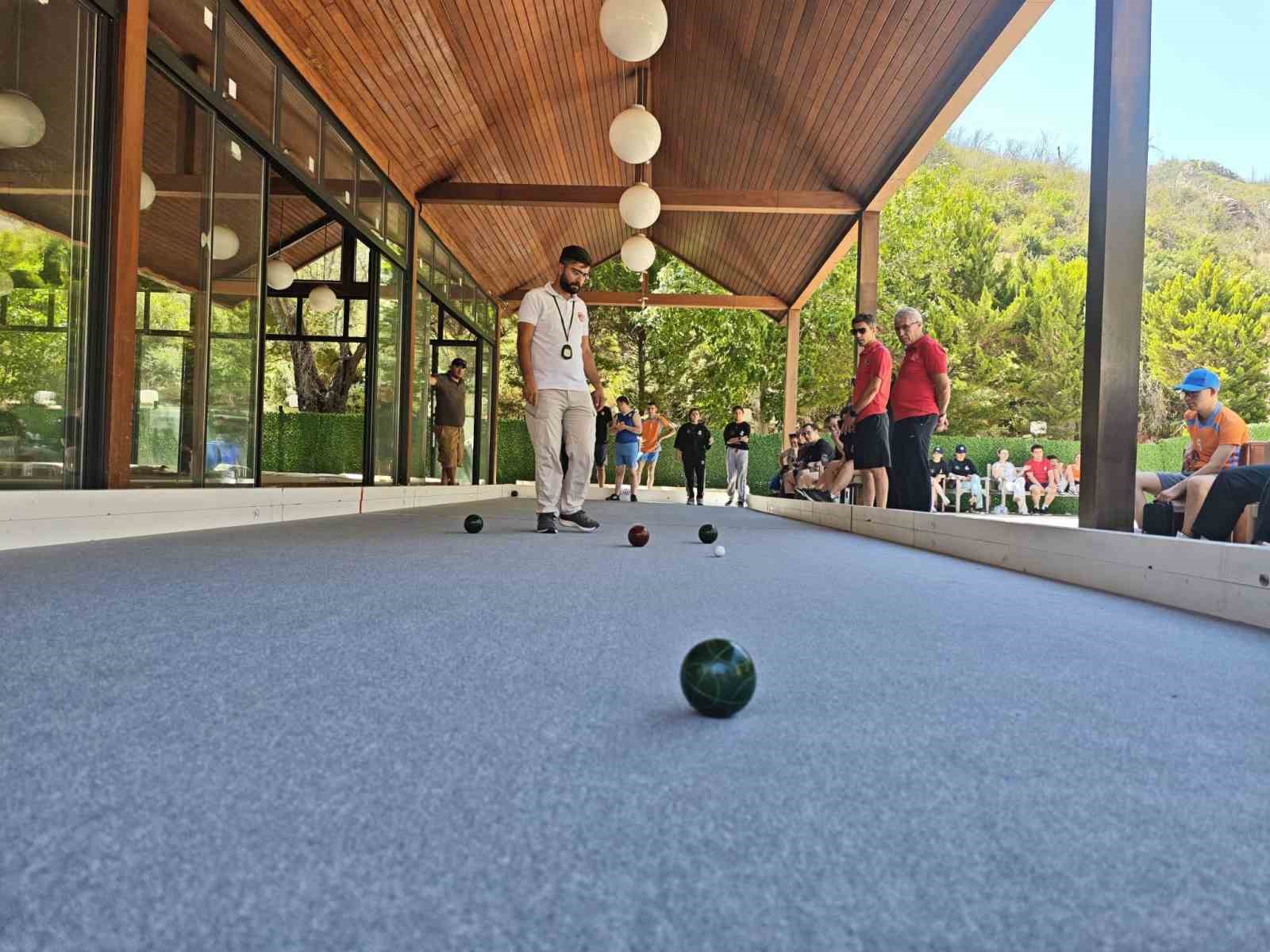 Özel sporcular Bocce Türkiye şampiyonası Muğla’da başladı