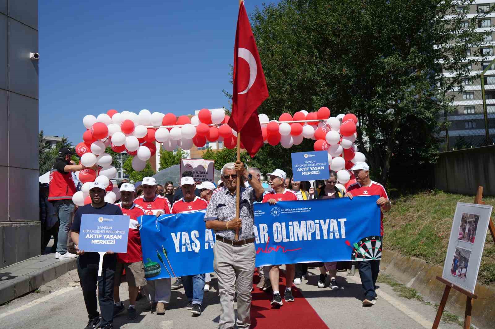 Yaşlı Olimpiyatları heyecana sahne oldu