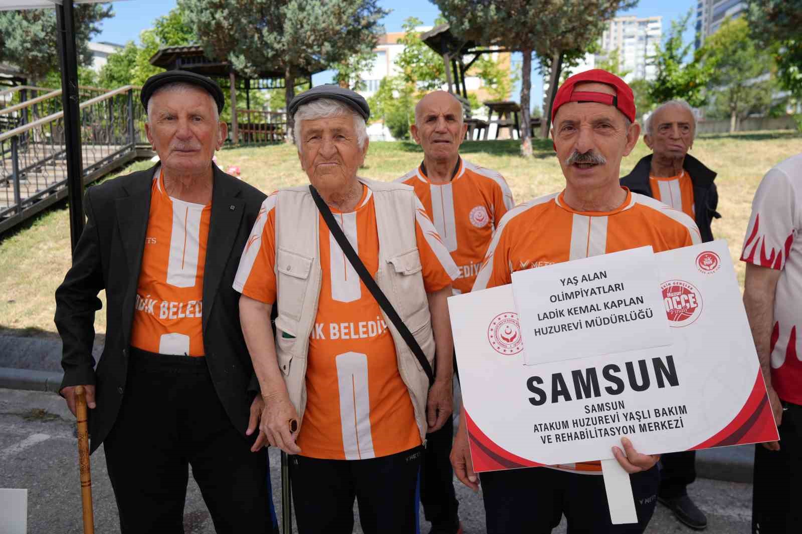 Yaşlı Olimpiyatları heyecana sahne oldu