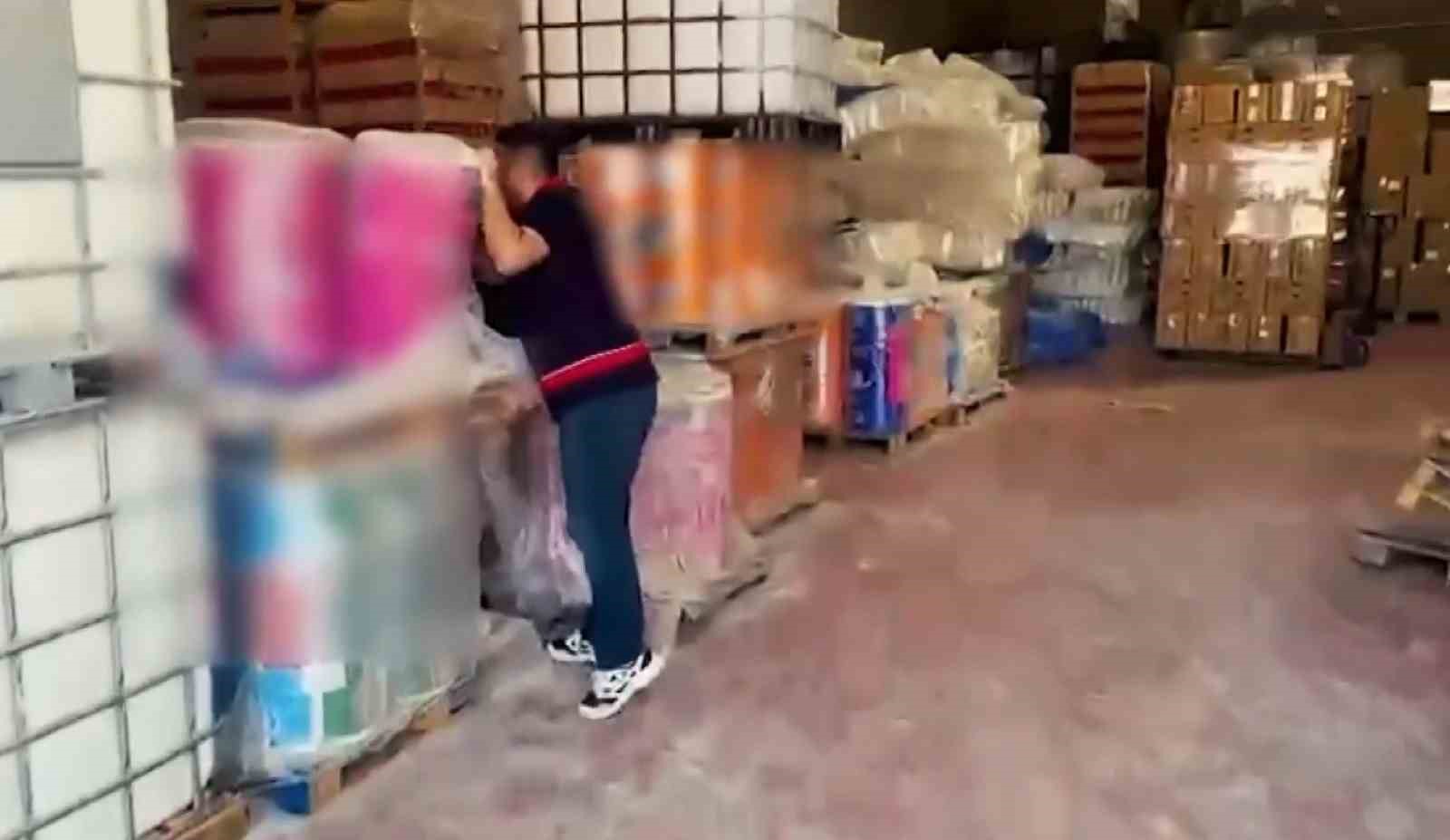 Gaziantep’te 3 milyon 500 bin TL değerinde sahte temizlik ürünü ele geçirildi