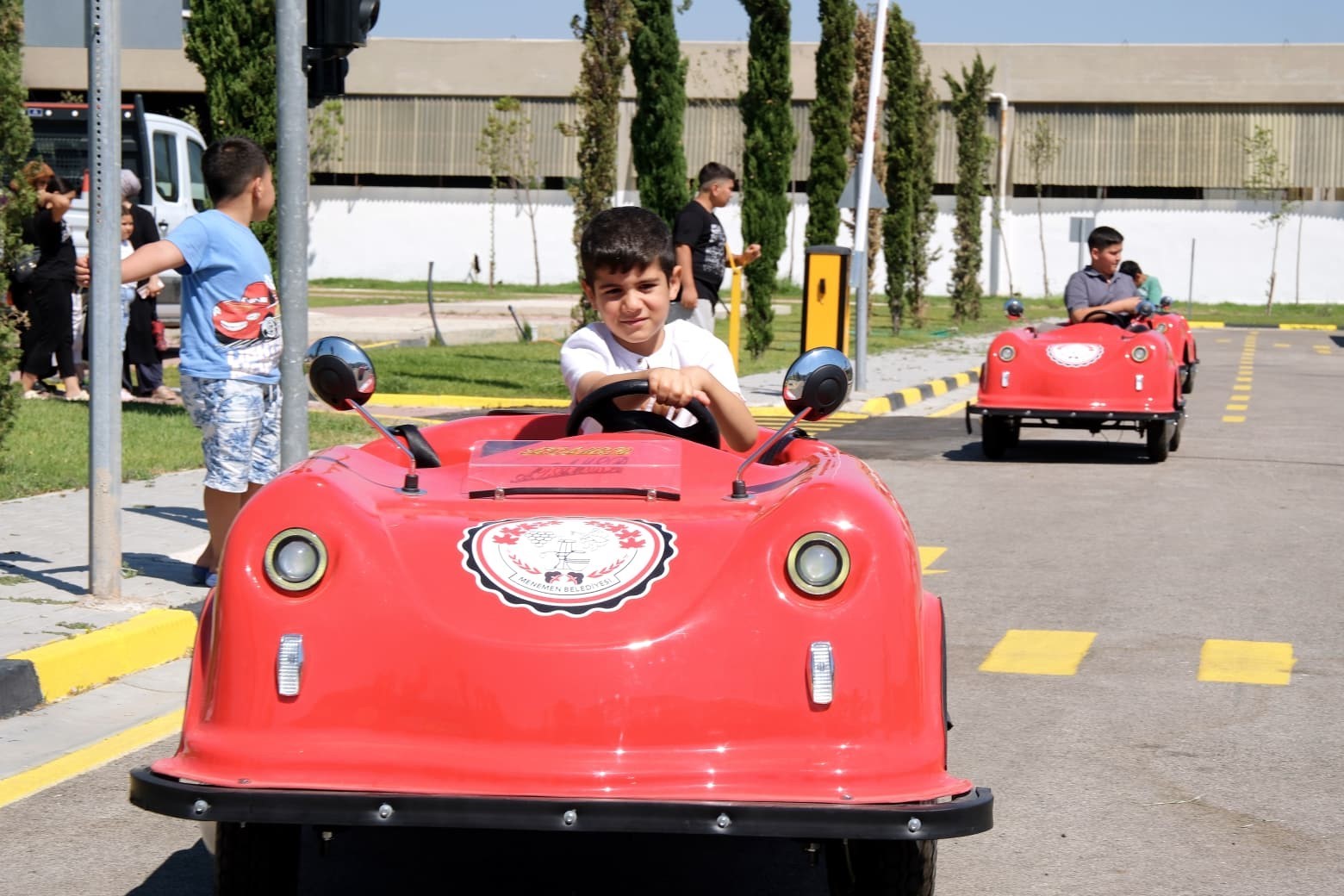 Asarlık Trafik Eğitim Parkuru’nda her gün 50 çocuk kuralları öğreniyor
