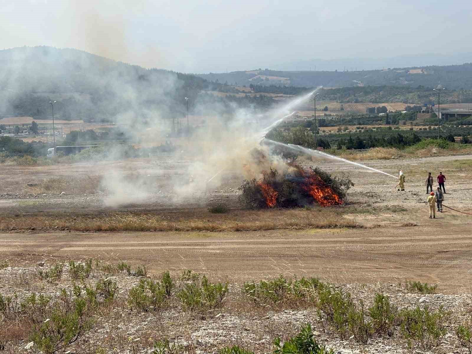 Osmaniye’de orman yangınlarına karşı özel timler tatbikatta buluştu