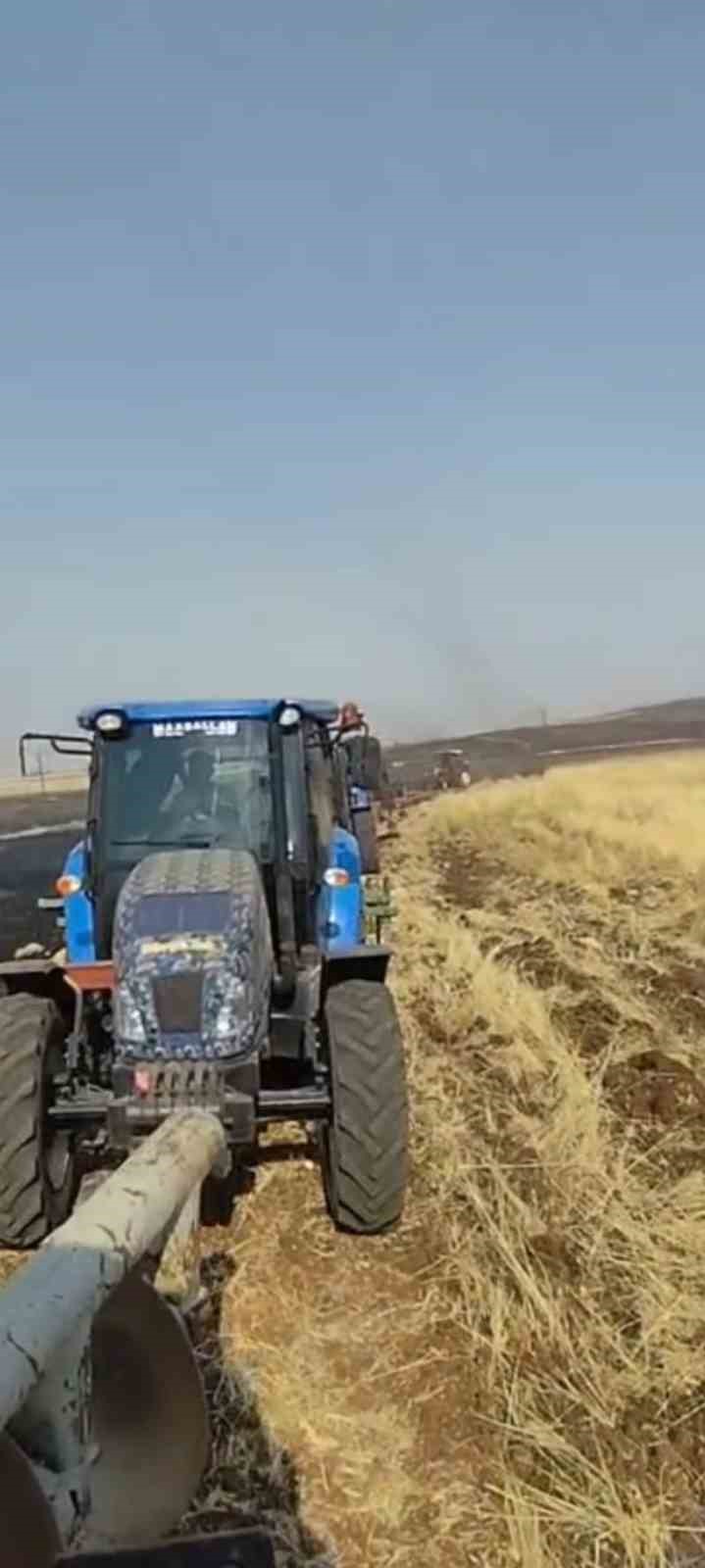 Şanlıurfa’da 45 dönüm buğday ekili alan yandı