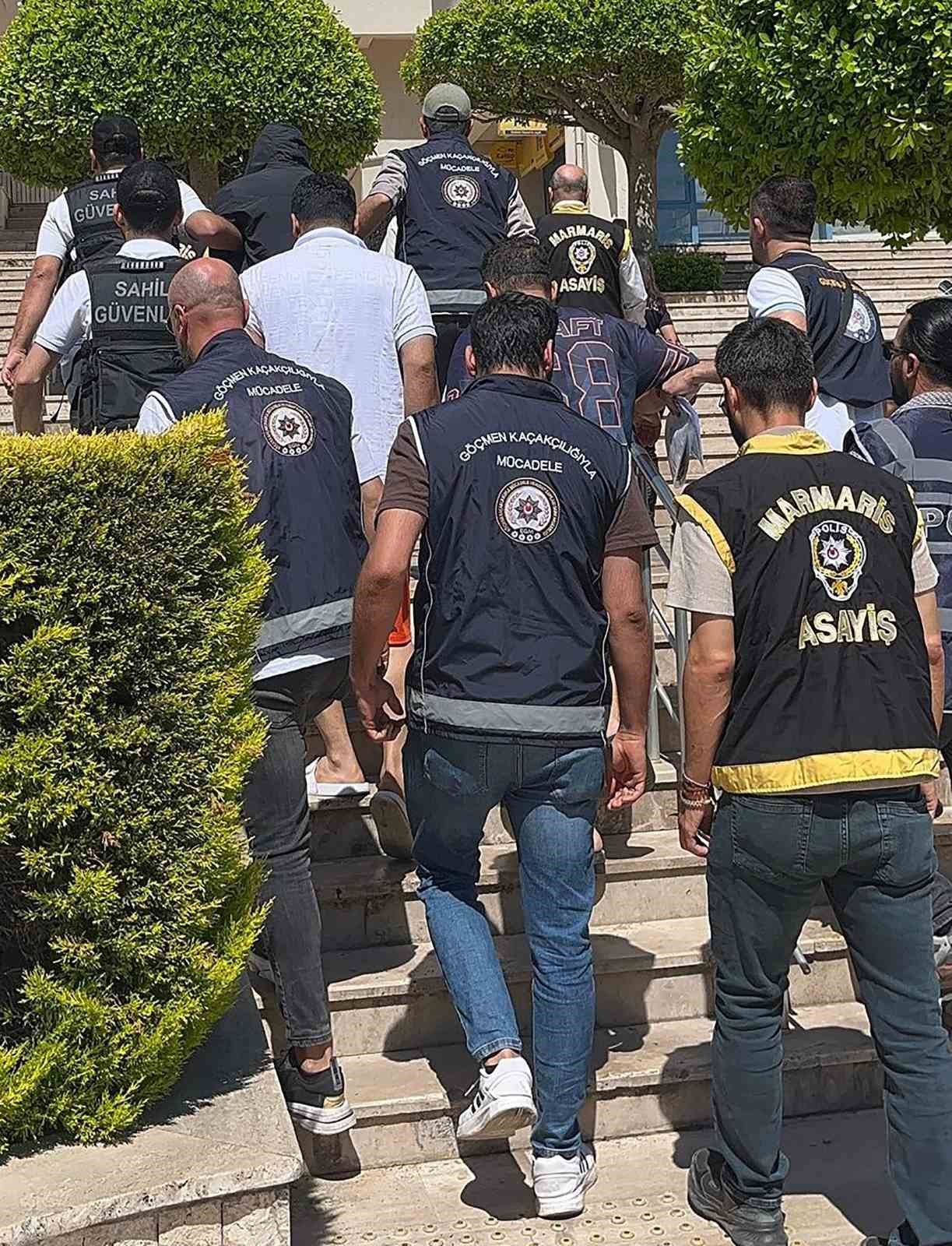 Muğla’da Göçmen Kaçakçılığı operasyonları: 26 şüpheli tutuklandı