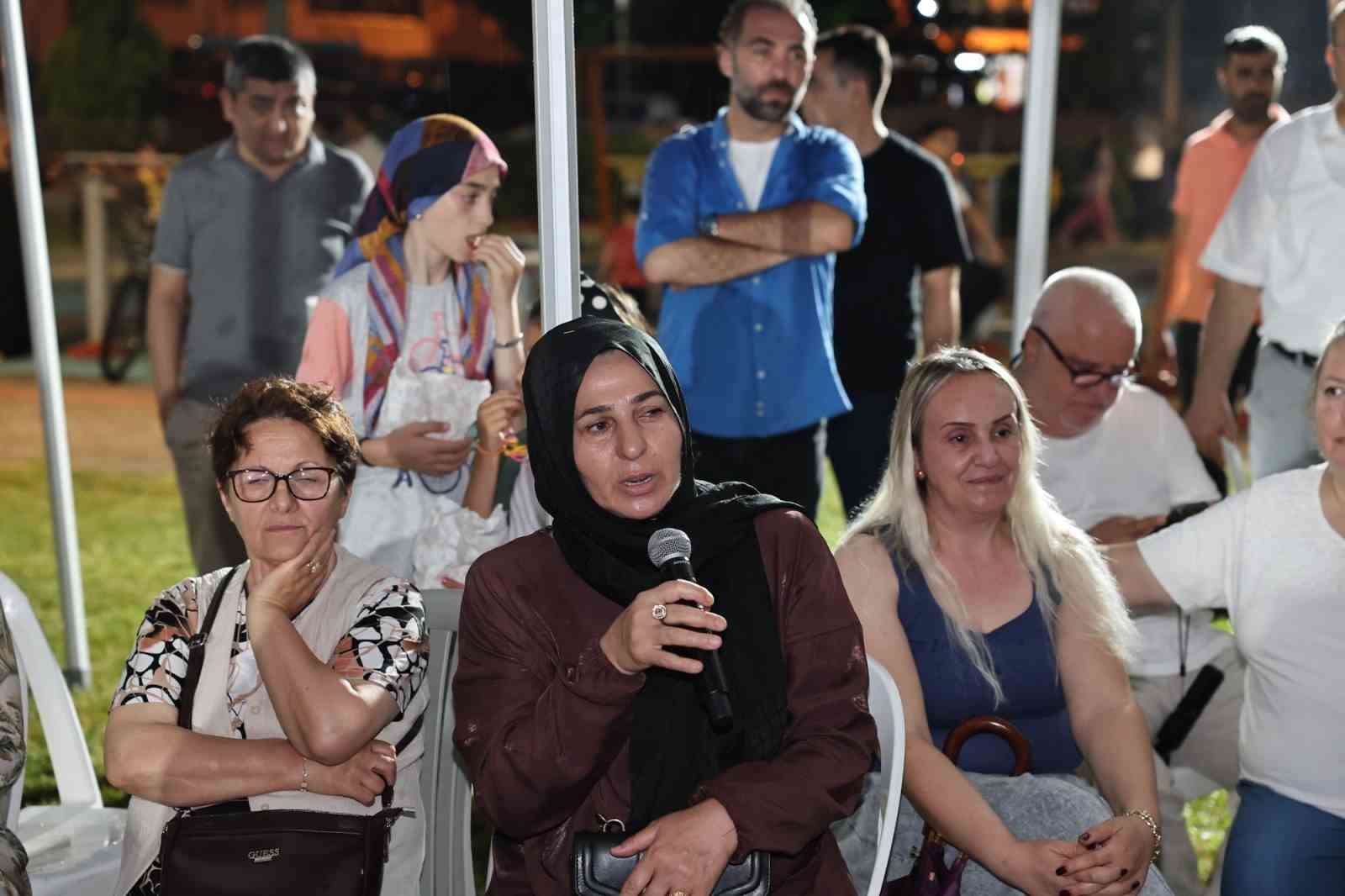 Şadi Başkan’la Akşam Çayı" buluşmaları Odunluk’ta başladı