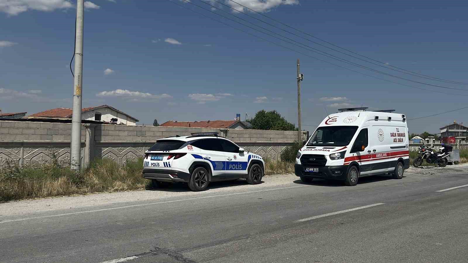 Tarlada çıkan yangın yerleşim yerlerine ulaşmadan söndürüldü