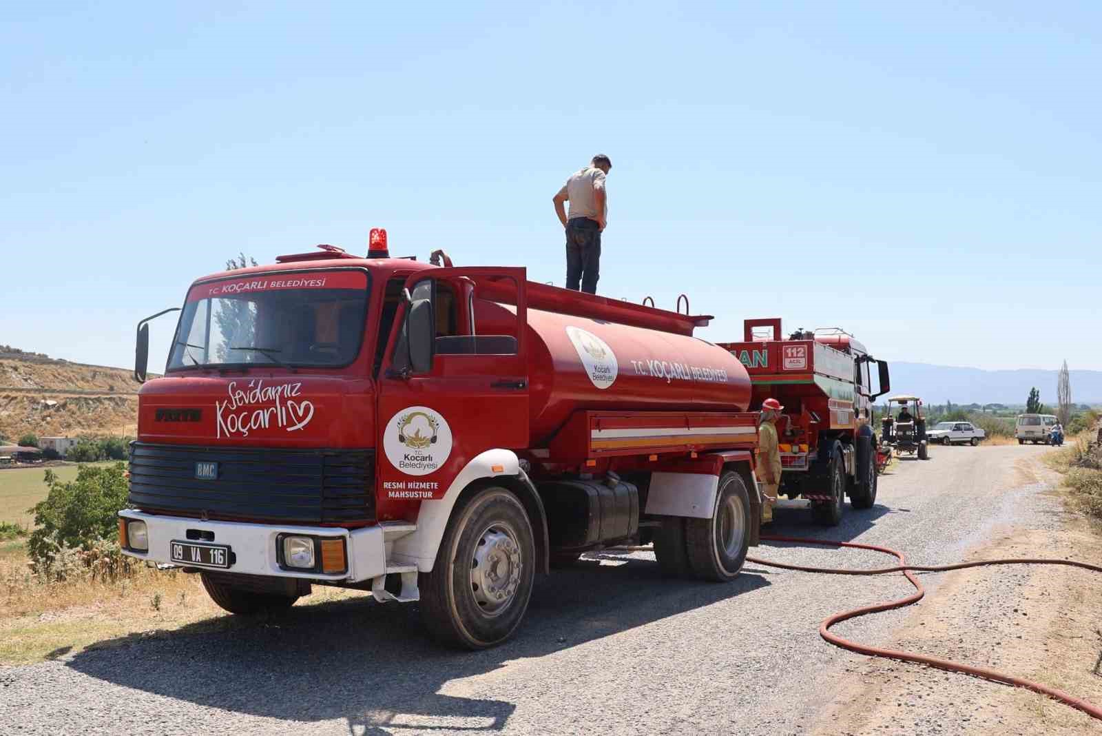 Başkan Arıcı, yangın bölgesinde incelemelerde bulundu