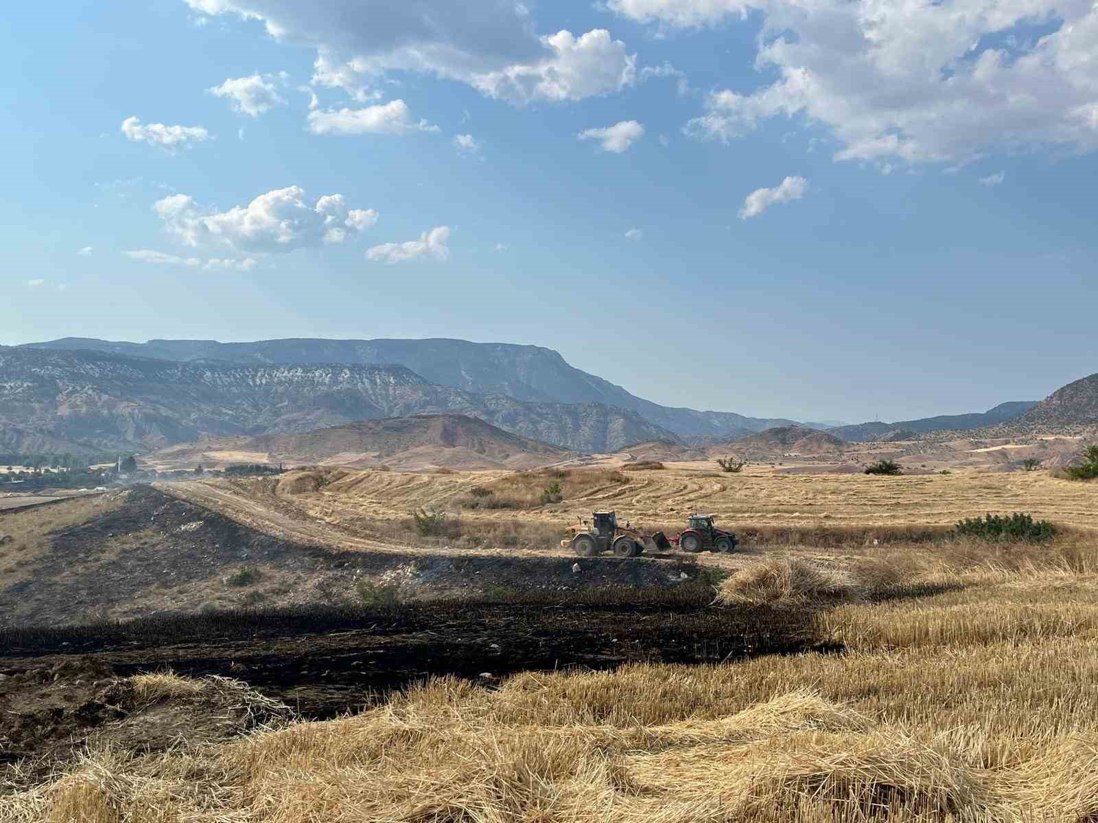 Ankara’da arazide çıkan yangın büyümeden söndürüldü