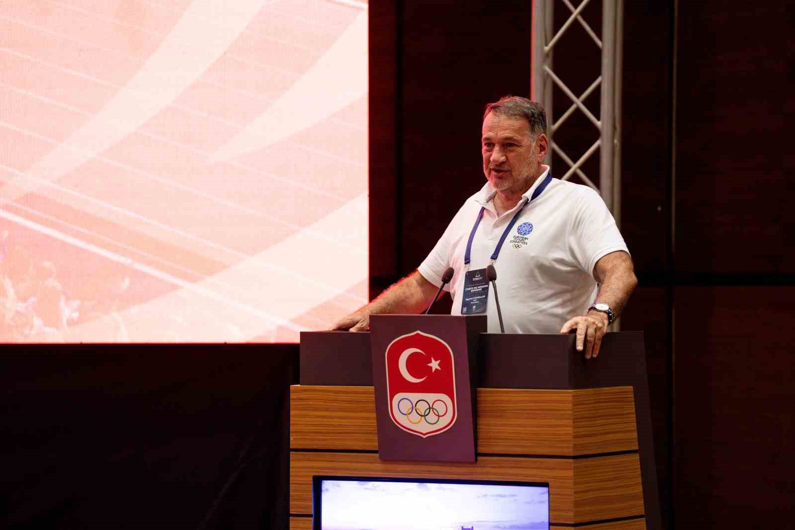 İstanbul 2027 Avrupa Oyunları Kafile Başkanları Toplantısı İstanbul’da düzenlendi